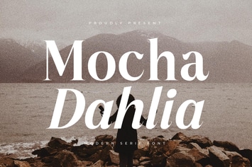 Mocha Dahlia Modern Serif Font