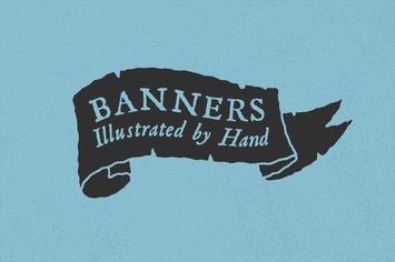 Banners Illustrated by Hand