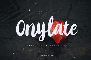 Onylate - Handwritten Script Font