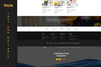 Vicin | Multipurpose Construction & Plumbing HTML 