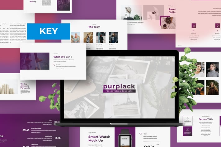 Purplack Creative Purple Business Keynote