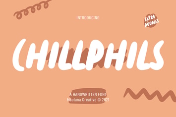 Chillphils Handwritten Font