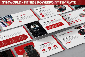 Gymworld - Fitness Powerpoint Template