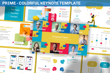 Prime - Colorful Keynote Template