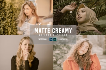 Presets & Actions - Matte Creamy