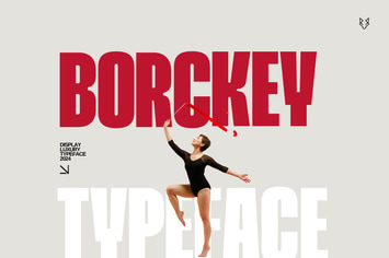 Borckey Display Typeface