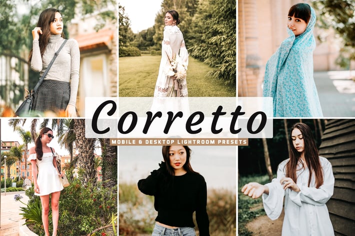Corretto Mobile & Desktop Lightroom Presets