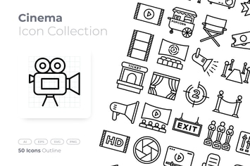 Cinema Outline Icon