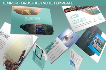 Tempor - Brush Keynote Template