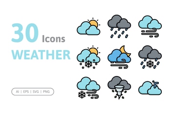 30 Weather Icons