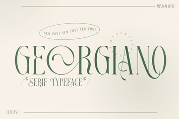 Georgiano Serif Type Face