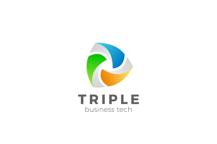 Logo Triangle Triple Trinity loop infinity