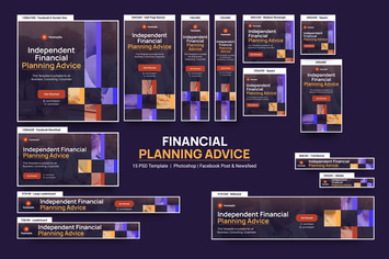 Financial Planning Advice Banners Ad