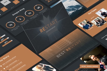 Restart - Business,Agencies PowerPoint Template