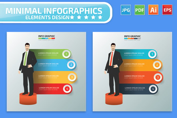 Businessman Infographic Design