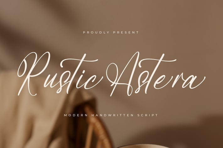 Rustic Astera Modern Handwritten Script