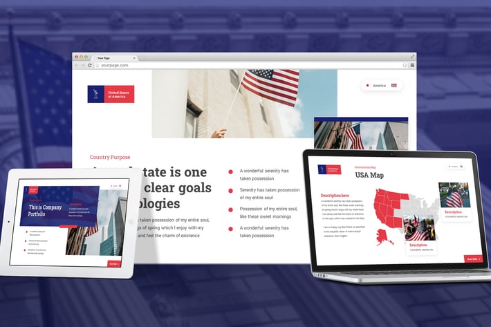 Captain - USA Themes Google Slides Template