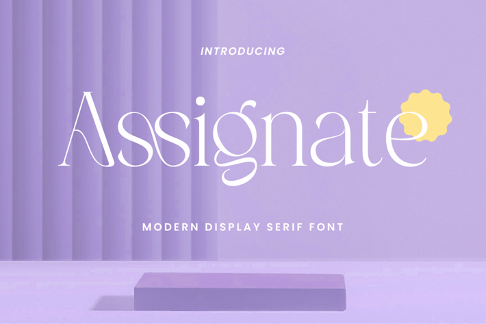 Assignate - Elegant Display Serif