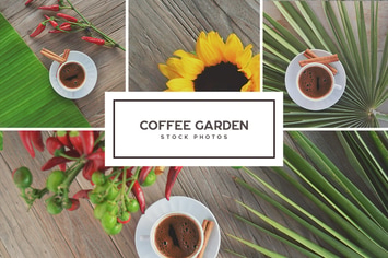 Coffee Garden - Stock Photo Bundle
