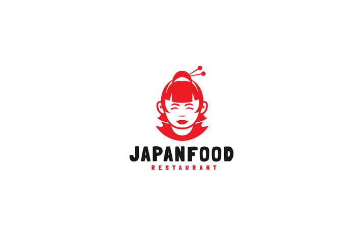 Japan Food Logo Template