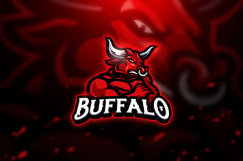 Buffalo 2 - Mascot & Esport Logo