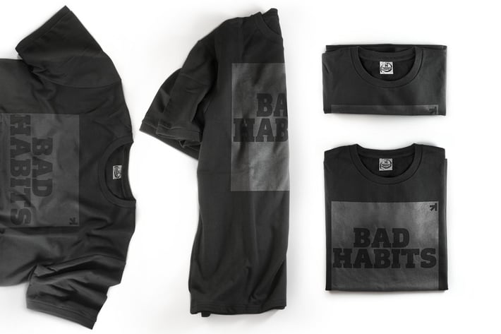 Black T-Shirt Presentation Mockup