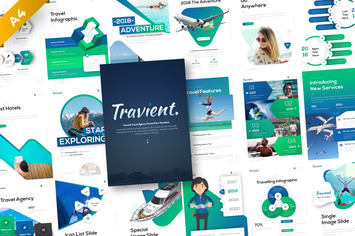Travient Travel Portrait PowerPoint Template