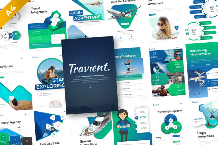 Travient Travel Portrait PowerPoint Template