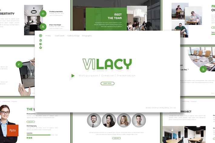 Vilacy - Multipurpose Powerpoint Template