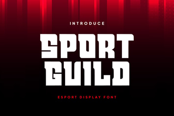 Sport Guild - Esport Display Font