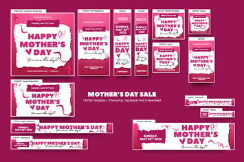 Happy Mother's Day Banners Ad