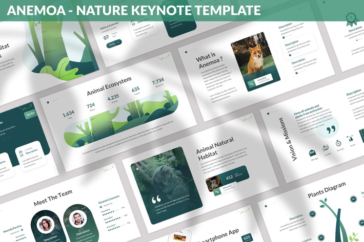 Anemoa - Nature Keynote Template