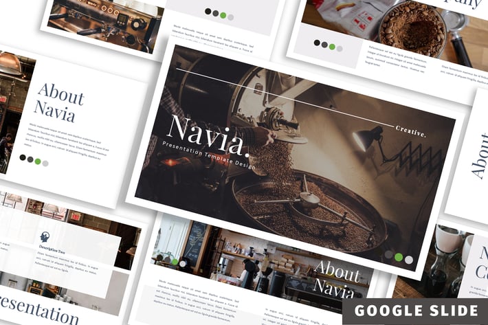 Navia - Coffee Google Slide Template