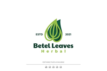 Betel Leaf Simple Logo
