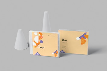 5 CD Cover Mockups