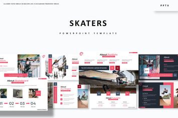 Skaters - Powerpoint Template