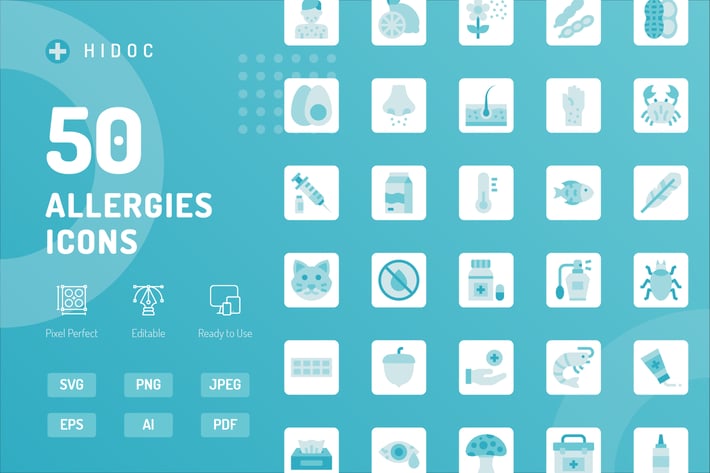 Hidoc - Allergies Icons