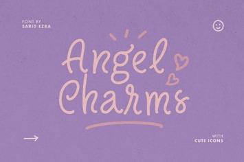 Angel Charms - Cute Font
