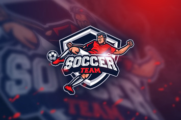 Soccer Fc- Mascot & Esport Logo