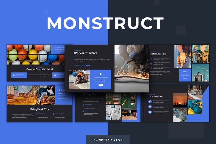 Monstruct - Powerpoint Template