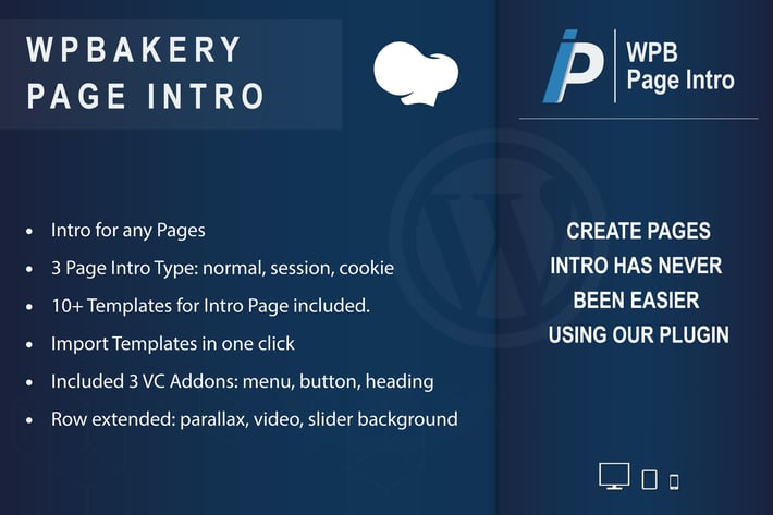 WPBakery Page Intro - Addon for WPBakery
