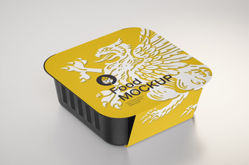 Food Container Mockup