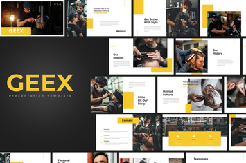 Geek – Barbershop Keynote Template