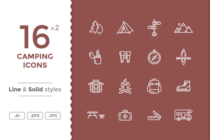 Camping Icons