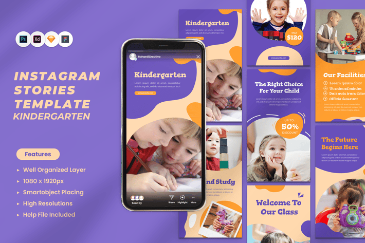 Kindergarten Instagram Stories