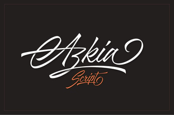 Azkia Script Font