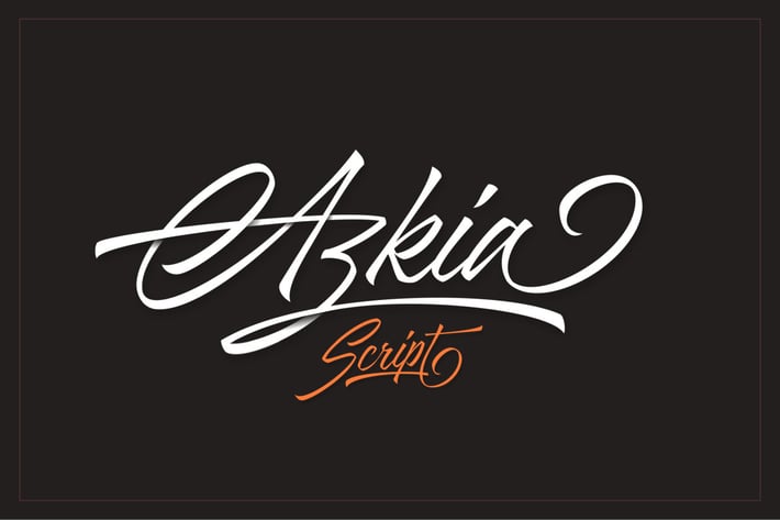 Azkia Script Font