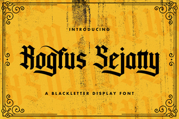 Rogfus Sejatty - Blackletter Font