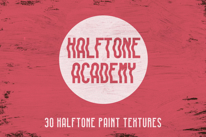 Halftone Academy - 30 Halftone Paint Textures
