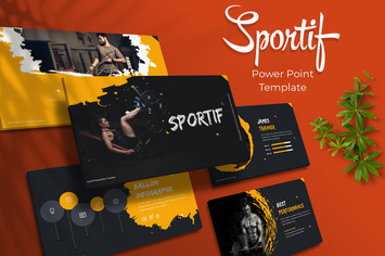 Sportif - Powerpoint Template